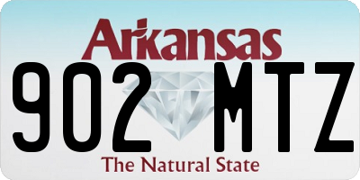 AR license plate 902MTZ