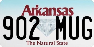 AR license plate 902MUG