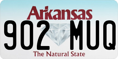 AR license plate 902MUQ