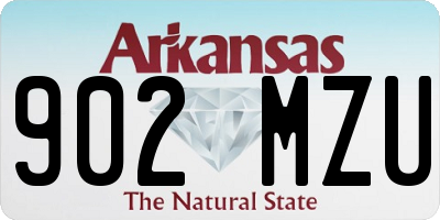 AR license plate 902MZU