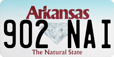AR license plate 902NAI