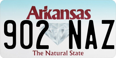 AR license plate 902NAZ