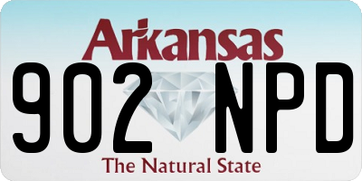AR license plate 902NPD