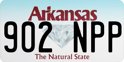 AR license plate 902NPP