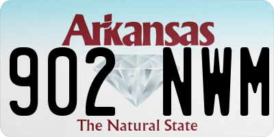 AR license plate 902NWM