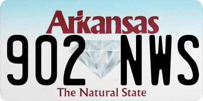AR license plate 902NWS