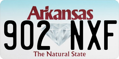 AR license plate 902NXF