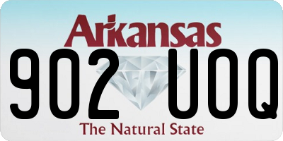 AR license plate 902UOQ