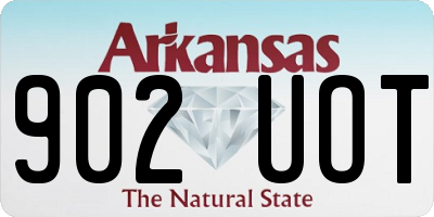 AR license plate 902UOT