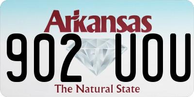 AR license plate 902UOU