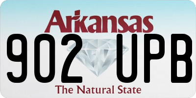 AR license plate 902UPB