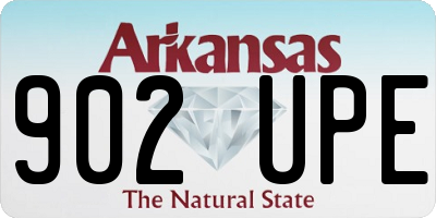 AR license plate 902UPE