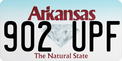 AR license plate 902UPF