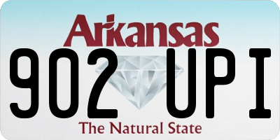 AR license plate 902UPI
