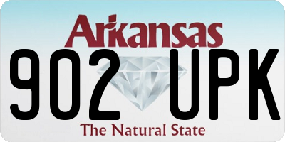 AR license plate 902UPK