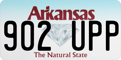 AR license plate 902UPP