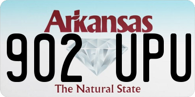 AR license plate 902UPU