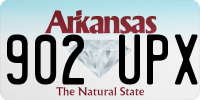 AR license plate 902UPX