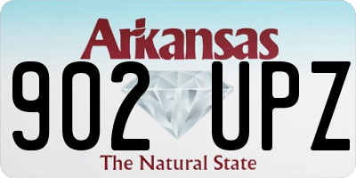AR license plate 902UPZ