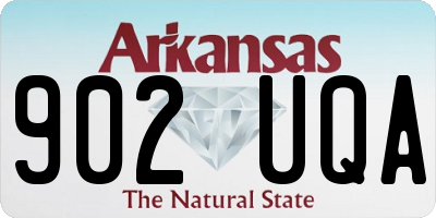 AR license plate 902UQA