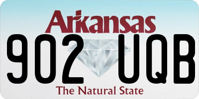 AR license plate 902UQB