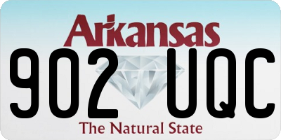 AR license plate 902UQC