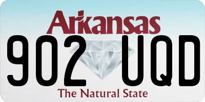 AR license plate 902UQD