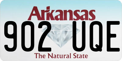AR license plate 902UQE