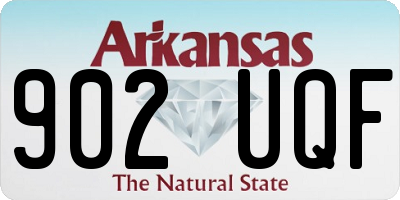 AR license plate 902UQF
