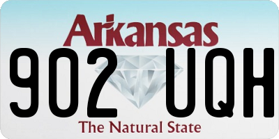 AR license plate 902UQH