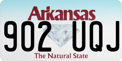 AR license plate 902UQJ
