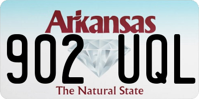 AR license plate 902UQL
