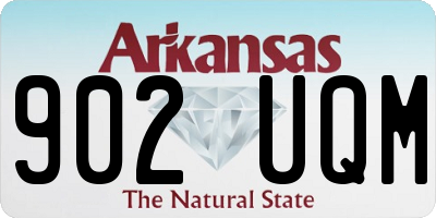 AR license plate 902UQM