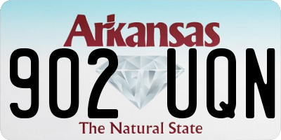 AR license plate 902UQN