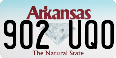 AR license plate 902UQO