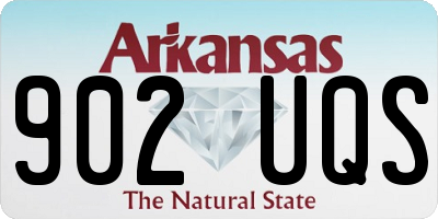 AR license plate 902UQS