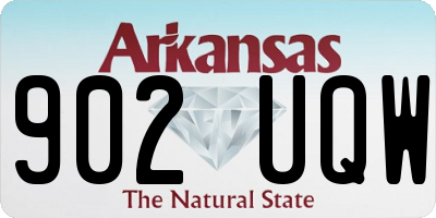 AR license plate 902UQW
