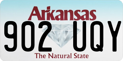 AR license plate 902UQY