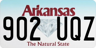AR license plate 902UQZ