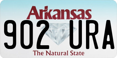 AR license plate 902URA