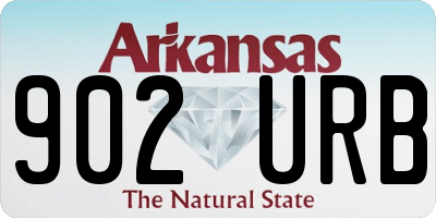 AR license plate 902URB