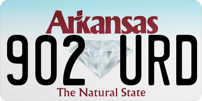 AR license plate 902URD