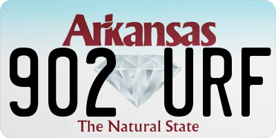 AR license plate 902URF