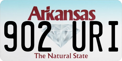 AR license plate 902URI