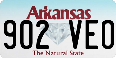 AR license plate 902VEO