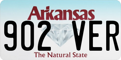 AR license plate 902VER