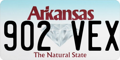 AR license plate 902VEX
