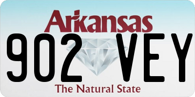 AR license plate 902VEY