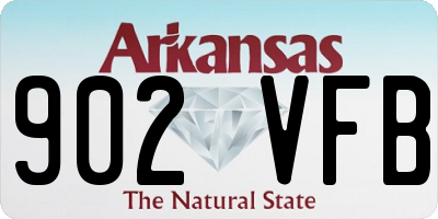 AR license plate 902VFB