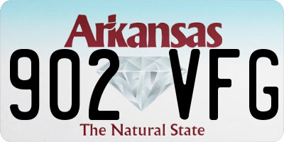 AR license plate 902VFG
